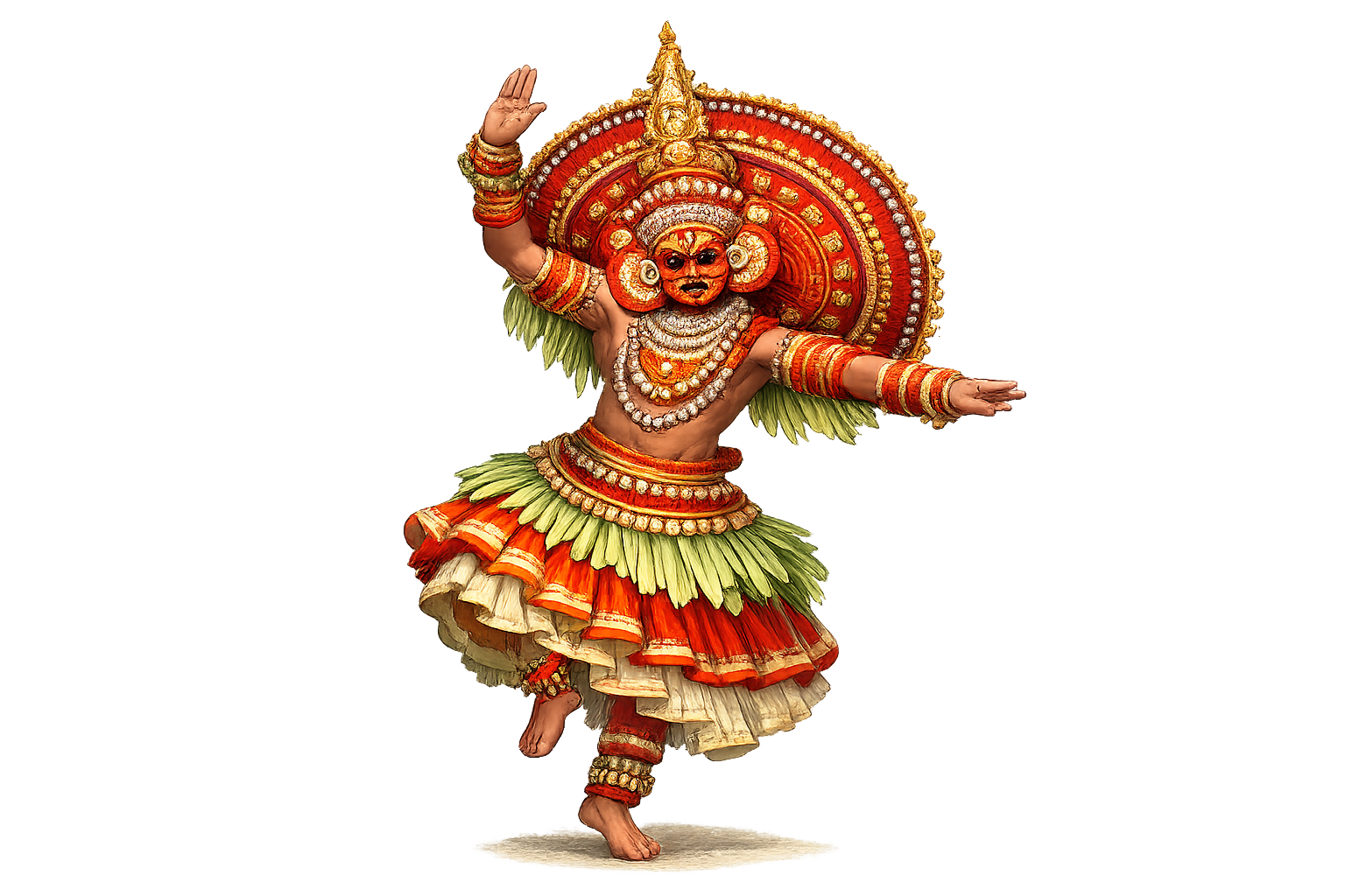 Theyyam Dancer decor